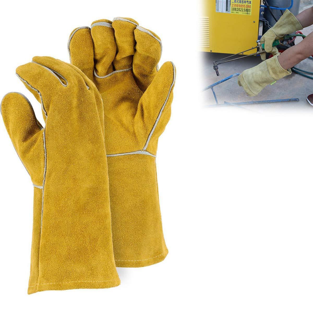 716 Protective Durable Heat Resistant Welding Gloves JK Trends