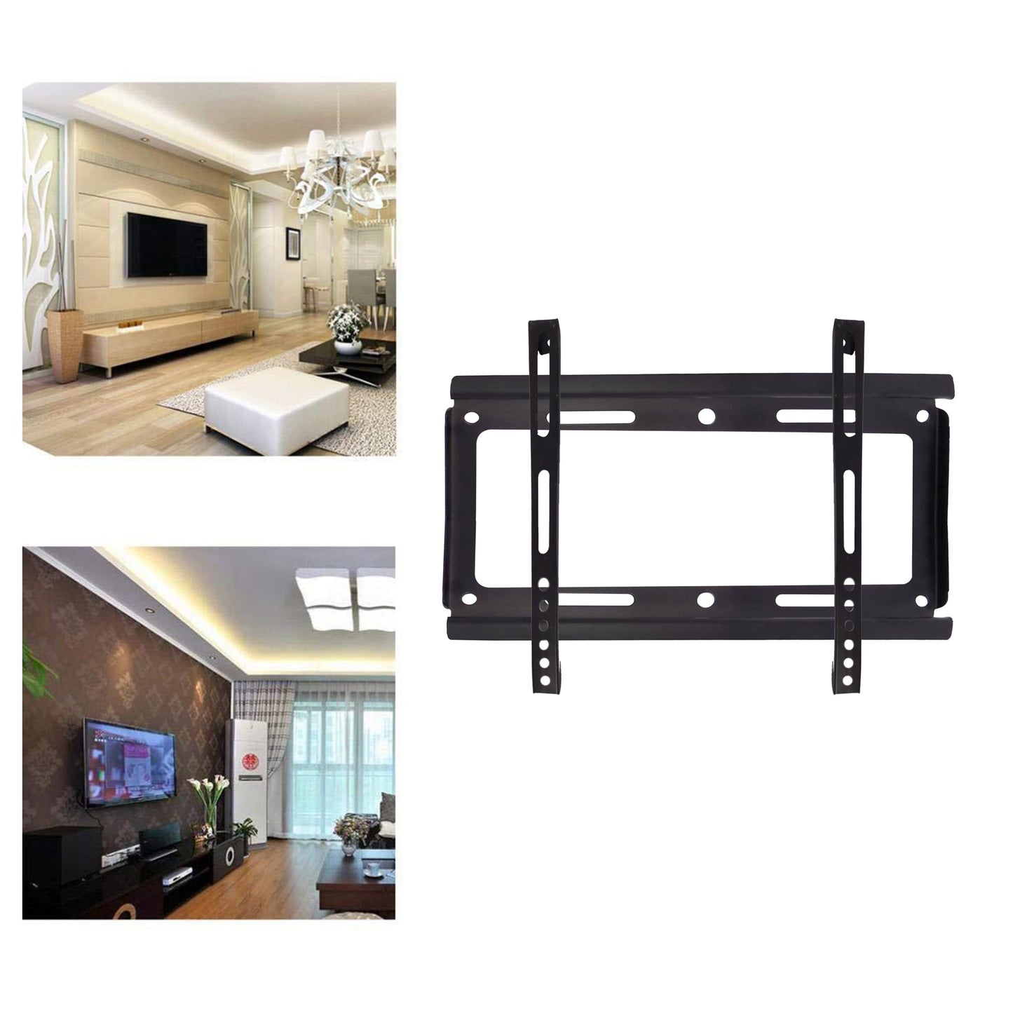 1536 Universal 14 to 42 Inch Fix LED, LCD TV Monitor Wall Mount Stand JK Trends