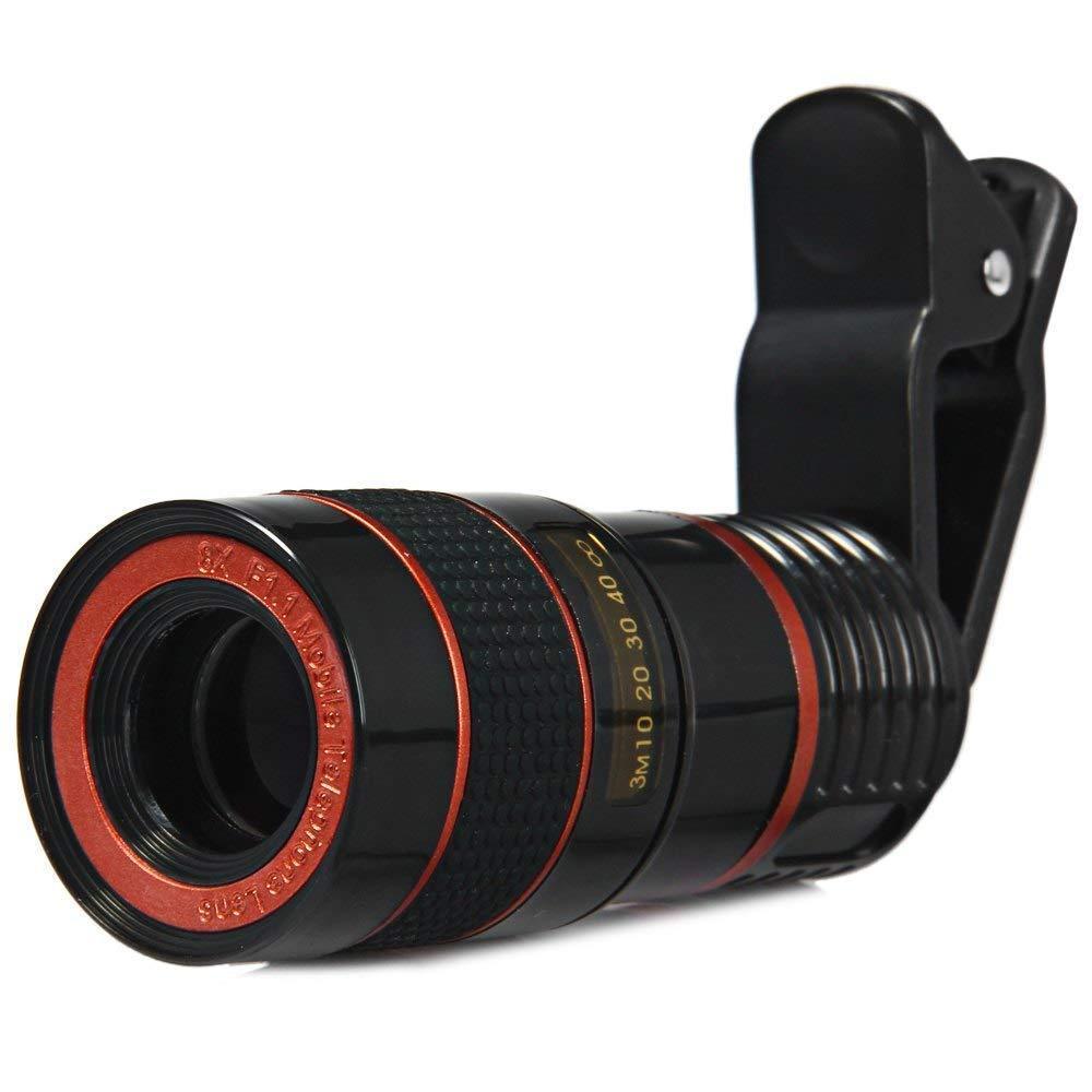 319 Clip-on 8X Optical Zoom Telescope Phone Camera Lens JK Trends