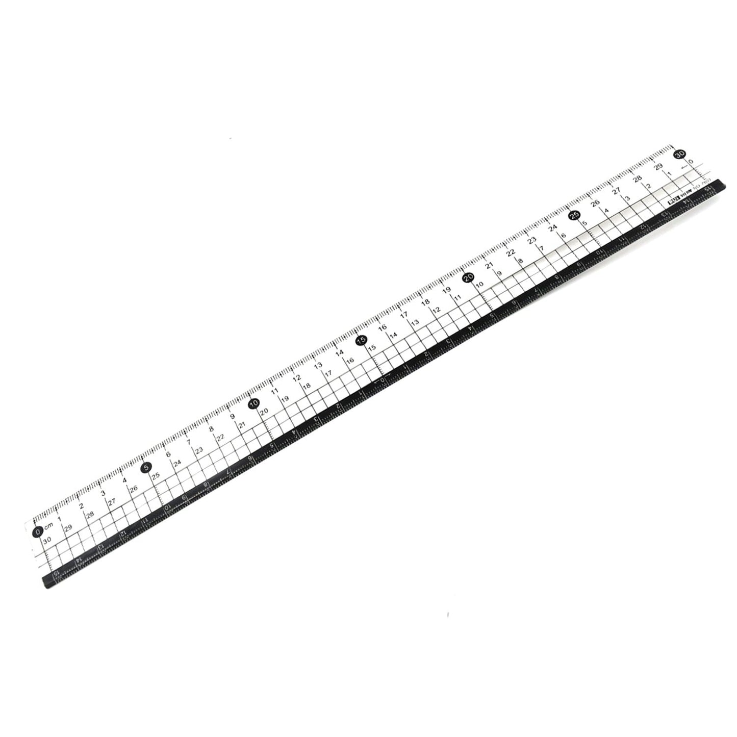 7922 TRANSPARENT RULER, PLASTIC RULERS, FOR SCHOOL CLASSROOM, HOME, OR OFFICE (30 Cm )