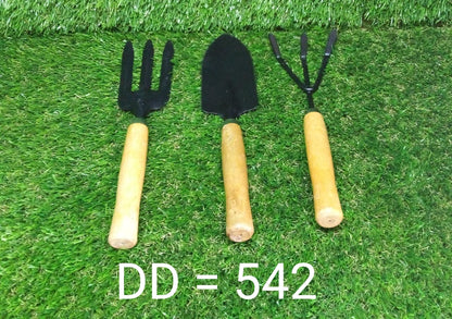 542 Gardening Tools - Hand Cultivator, Small Trowel, Garden Fork (Set of 3) JK Trends