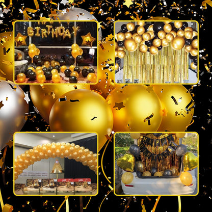 4007 Decoration Party Balloon for Birthday, Festival, Celebration - 1000 pcs (Multicolor) DeoDap