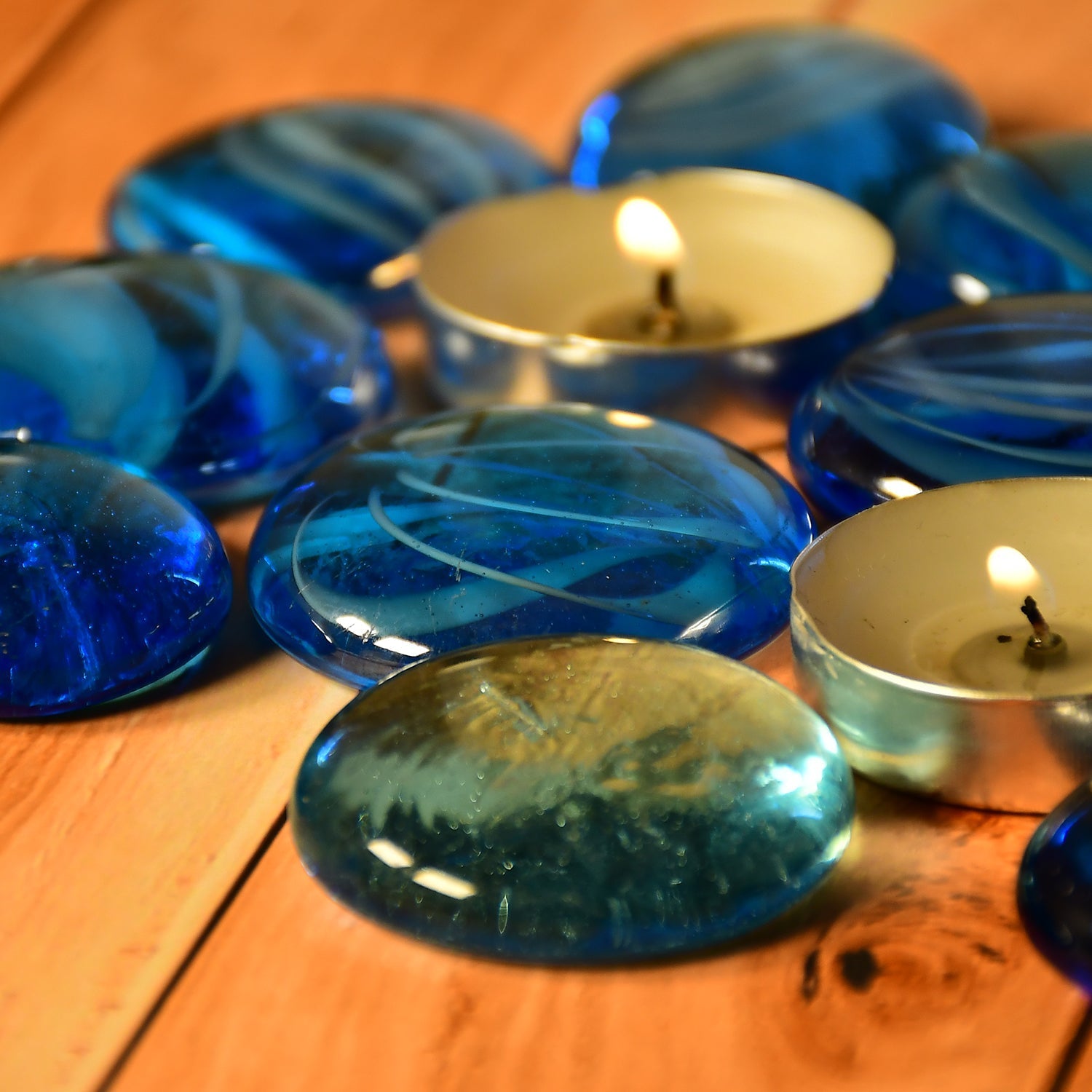 4014 Glass Gem Stone, Flat Round Marbles Pebbles for Vase Fillers, Attractive pebbles for Aquarium Fish Tank. DeoDap