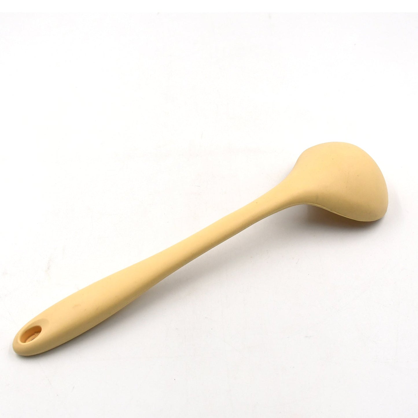 5452 Silicone Ladle Spoon, Heat Resistant Soup Ladle Scoop Spatula with Hygienic Solid Coating FDA Grade (28cm)