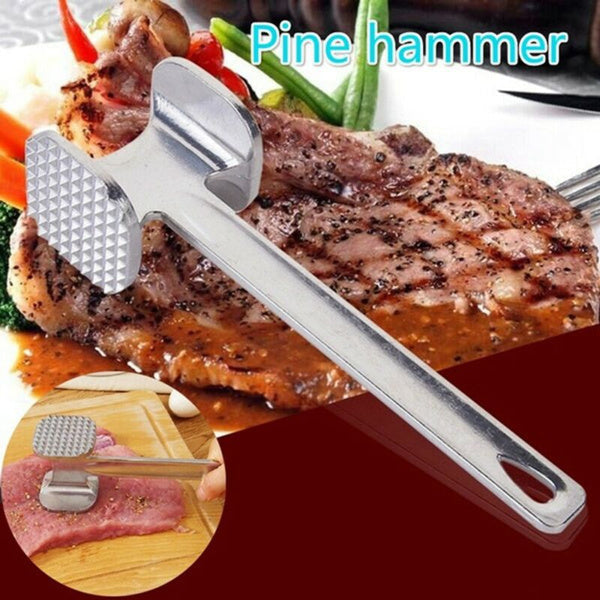 1588 Professional Two Sided Beef / Meat Hammer Tenderizer