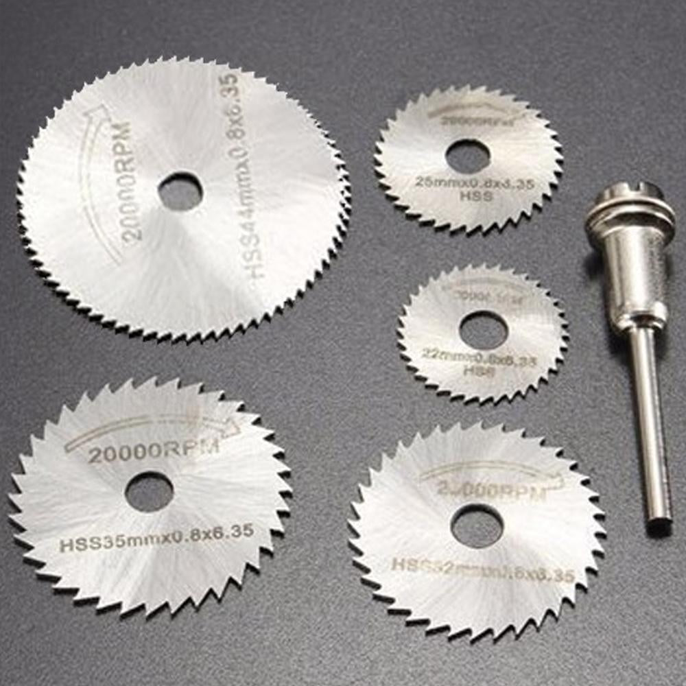 408 -6pcs Metal HSS Circular Saw Blade Set Cutting Discs for Rotary Tool JK Trends
