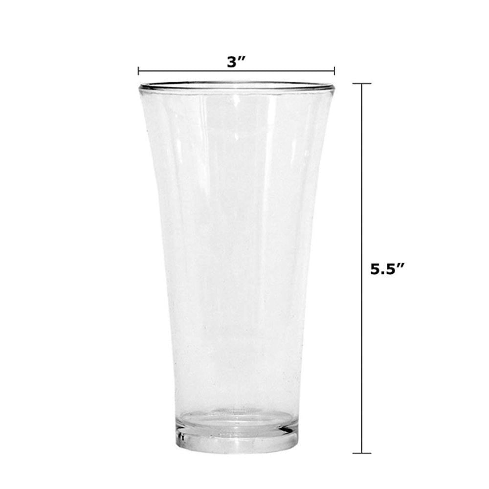 0630 Stylish look Plastic Juicy Glass, Transparent Glasses Set 300ml (6pcs) DeoDap