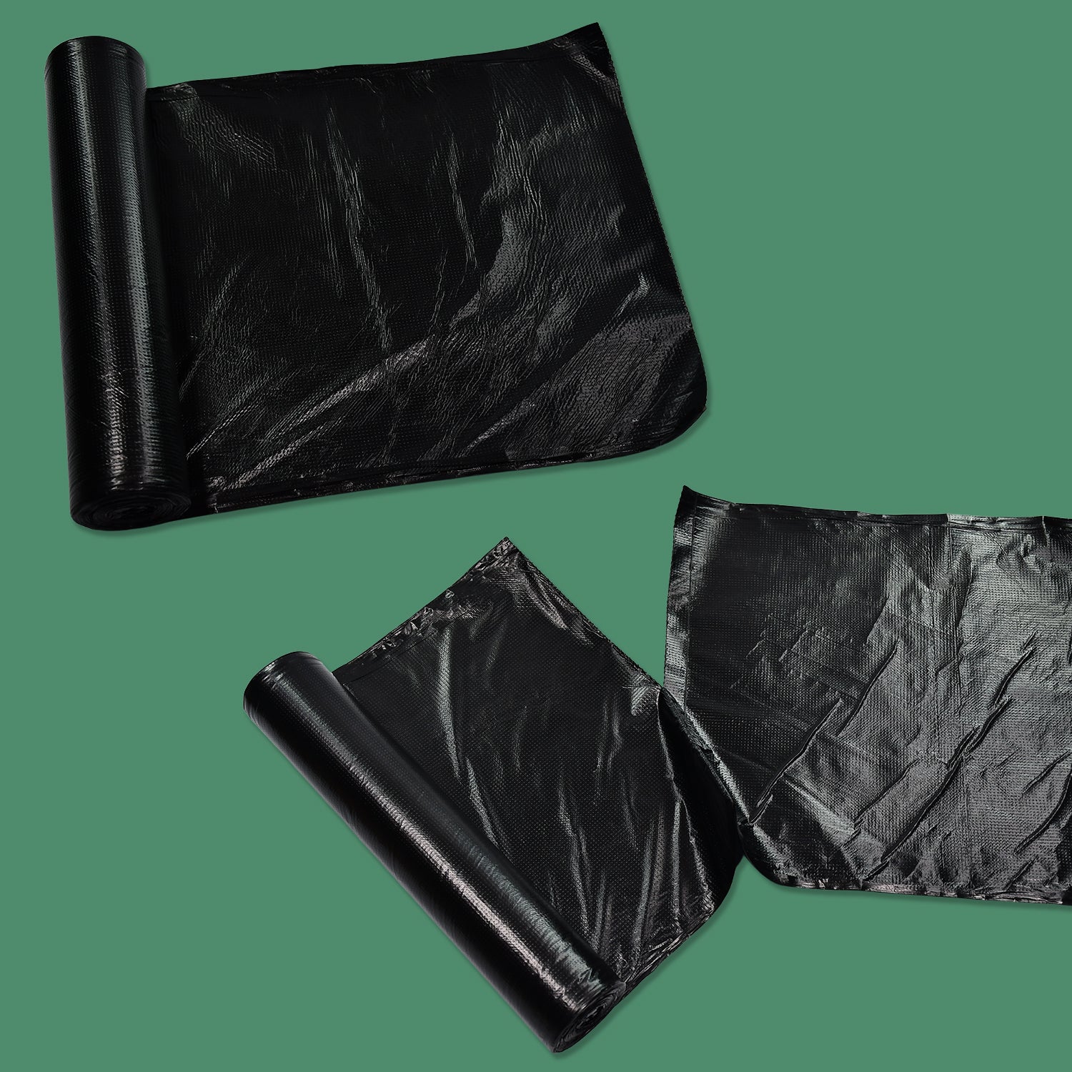9209 Black 1Roll Garbage Bags/Dustbin Bags/Trash Bags 80x100Cm DeoDap