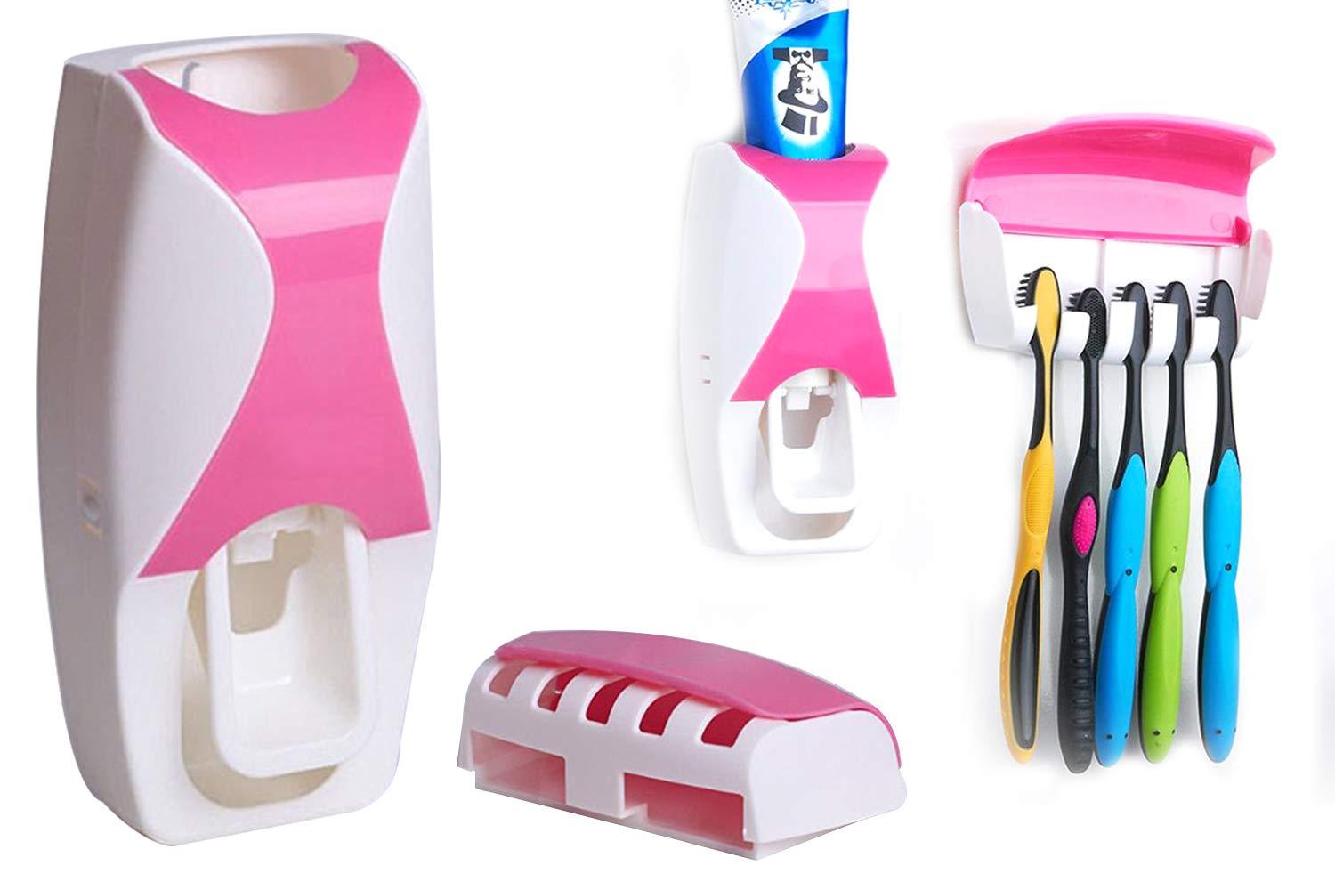 200 Toothpaste Dispenser & Tooth Brush with Toothbrush JK Trends