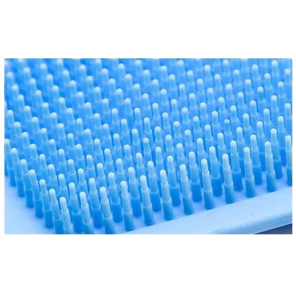 1302 Silicone Body Back Scrubber Double Side Bathing Brush for Skin Deep Cleaning DeoDap