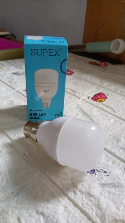 3395 High-Power 5 W LED Light Bulb, Brightness LED Bulb White, General Lighting Bulb, Energy Saver Superior Light , LED Bulb, Cool White For every room: bedroom, living room, kitchen, garage, bathroom (5 Watt)