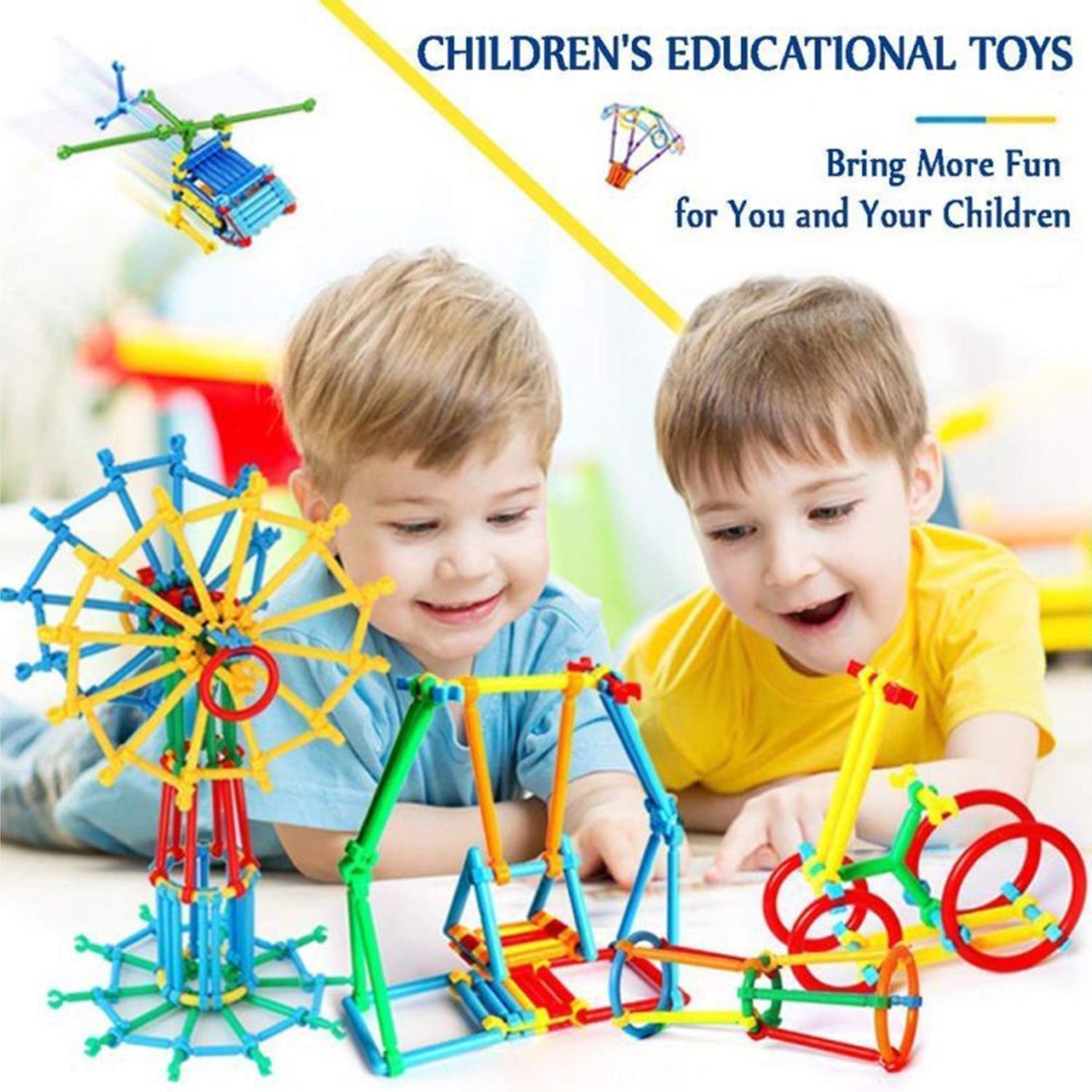 3905 400 Pc Sticks Blocks Toy used in all kinds of household and official places by kids and children's specially for playing and enjoying purposes. DeoDap