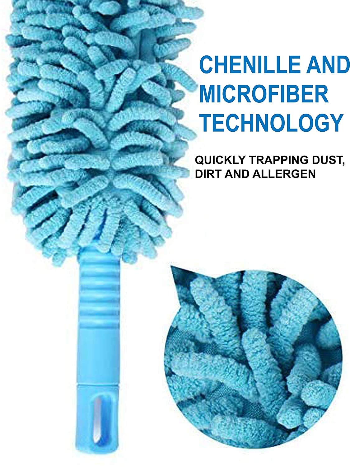 1270 Foldable Multipurpose Microfiber Fan Cleaning Duster for Quick and Easy Cleaning JK Trends