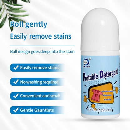 7933 Clothes Stain Remover Bead Design Emergency Stain Rescue Roller-ball Cleaner for Natural Fabric Removes Oil Almost All Types of Fabrics