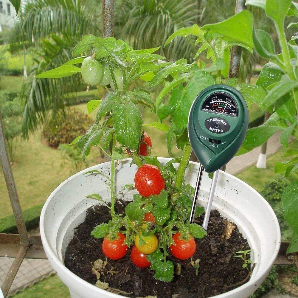 473 Soil Tester 3-in-1 Plant Moisture Sensor (Green) JK Trends
