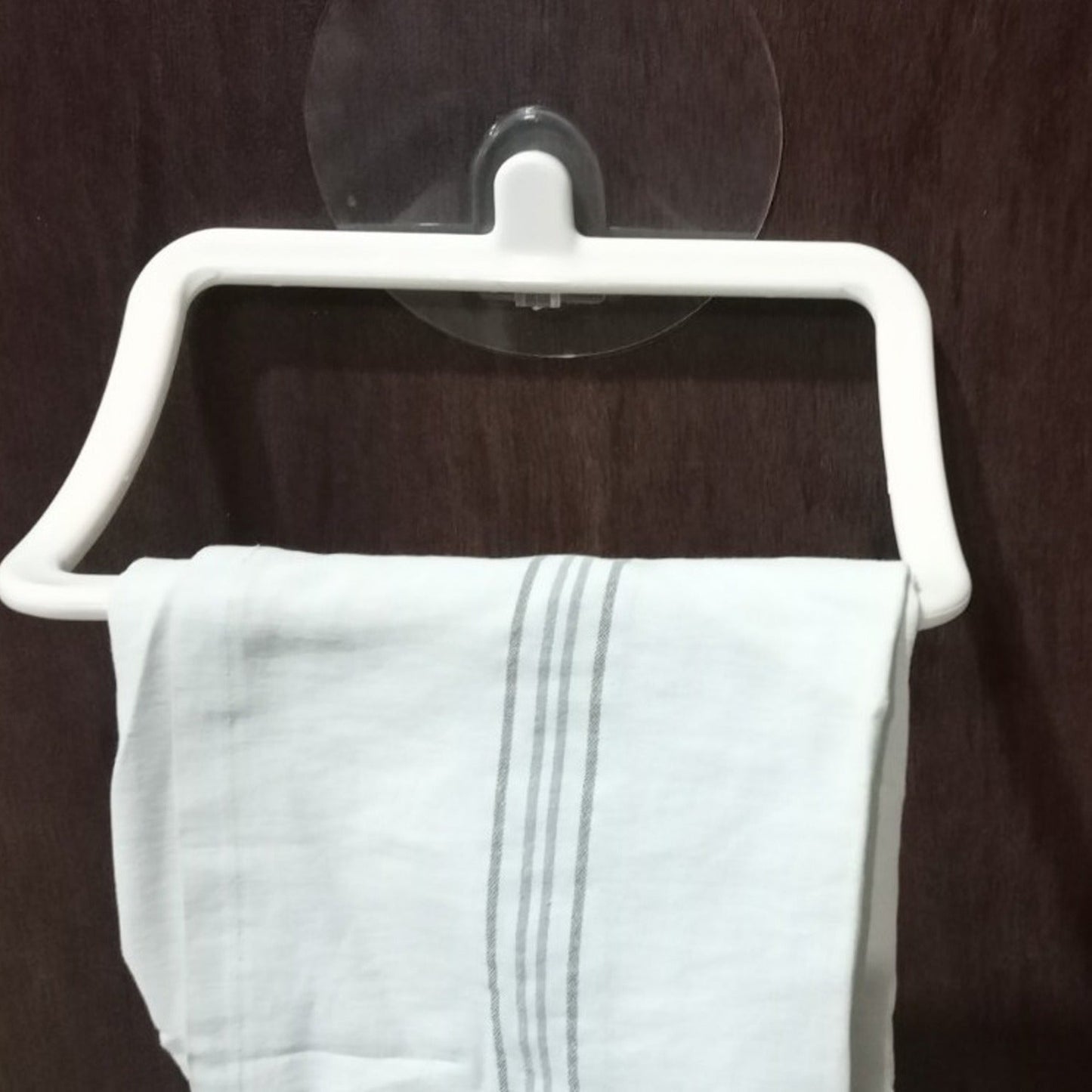 4096 Multi-Purpose Self Adhesive, Strong Sticker Self Adhesive Wall Mounted Hand Towel Holder/Hanger