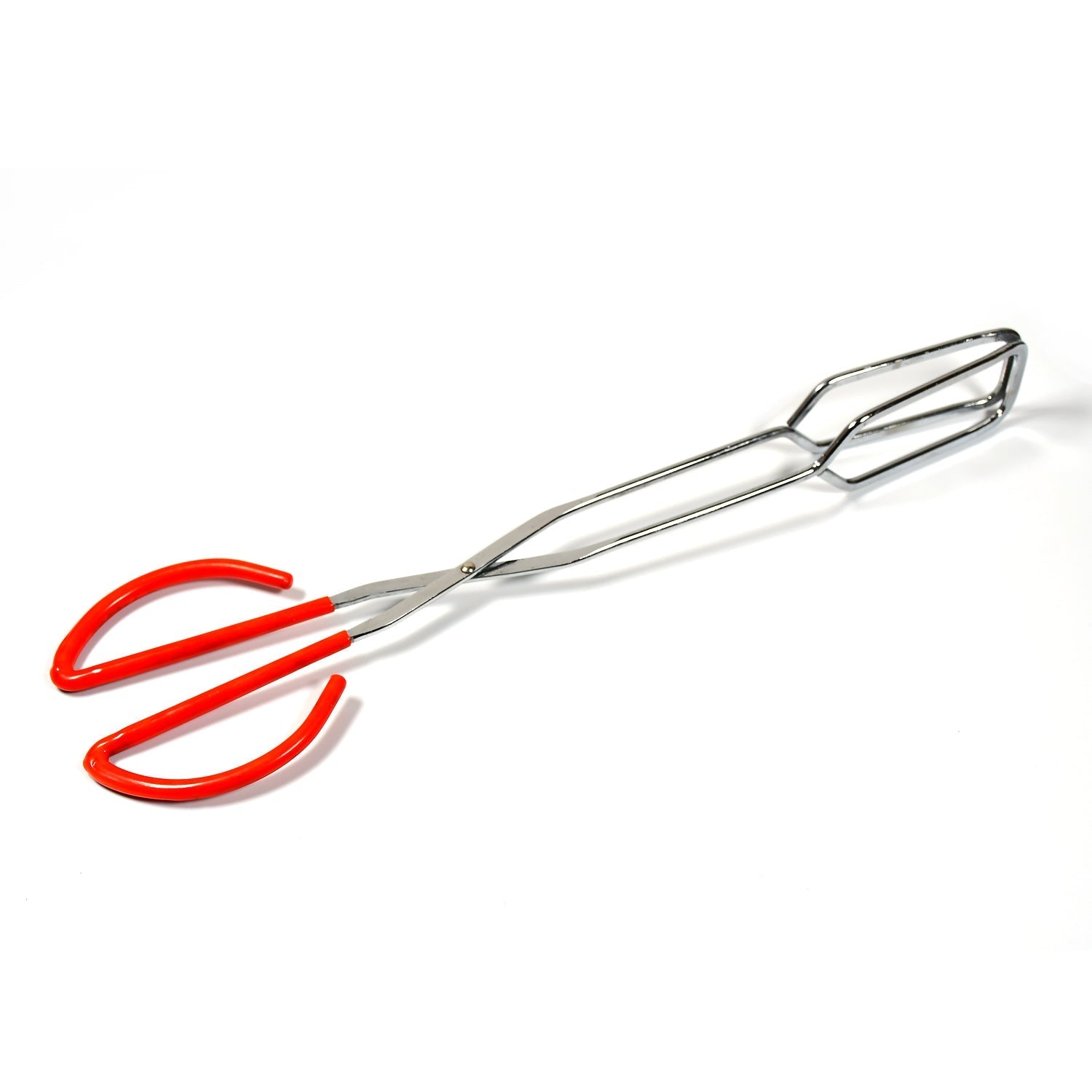 2984 Kitchen Baking BBQ Heat Resistant Cooking Food Clip with Silicone Tips Tongs , Pack of 1 DeoDap