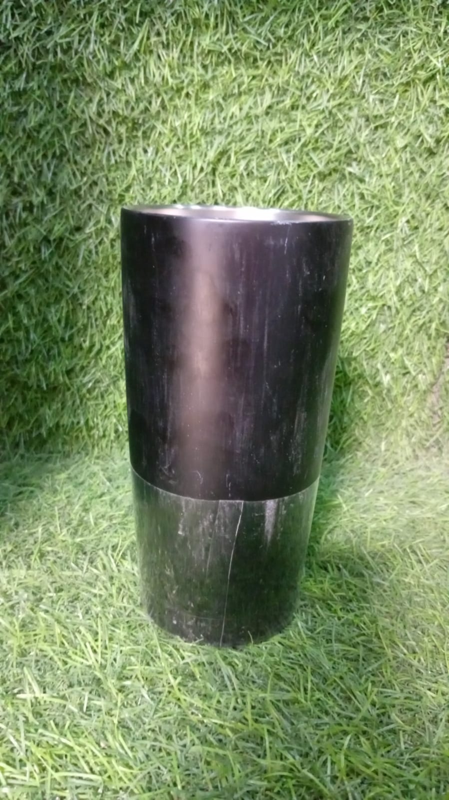 5930 STAINLESS STEEL VACUUM INSULATED GLASS COFFEE CUPS DOUBLE WALLED TRAVEL MUG, CAR COFFEE MUG (590ml)
