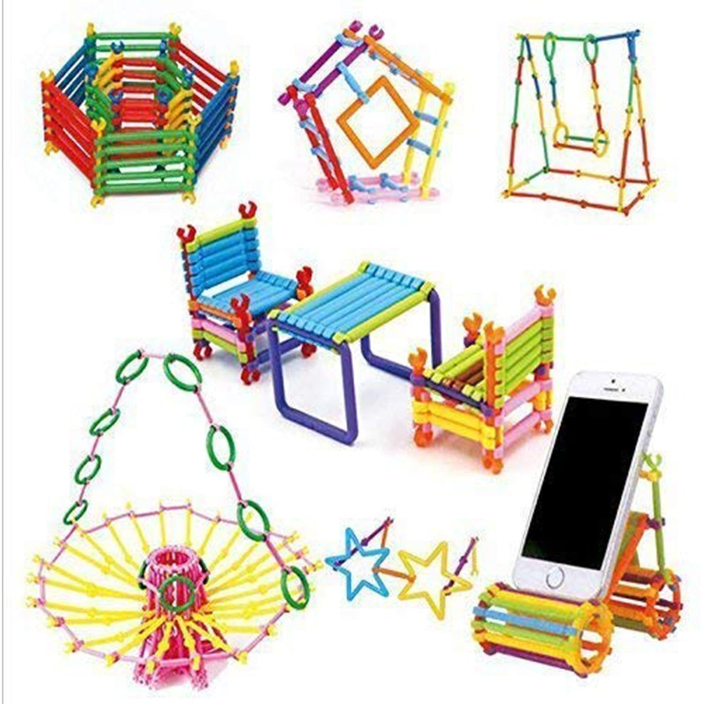 3904 250 Pc Sticks Blocks Toy used in all kinds of household and official places by kids and children's specially for playing and enjoying purposes. DeoDap