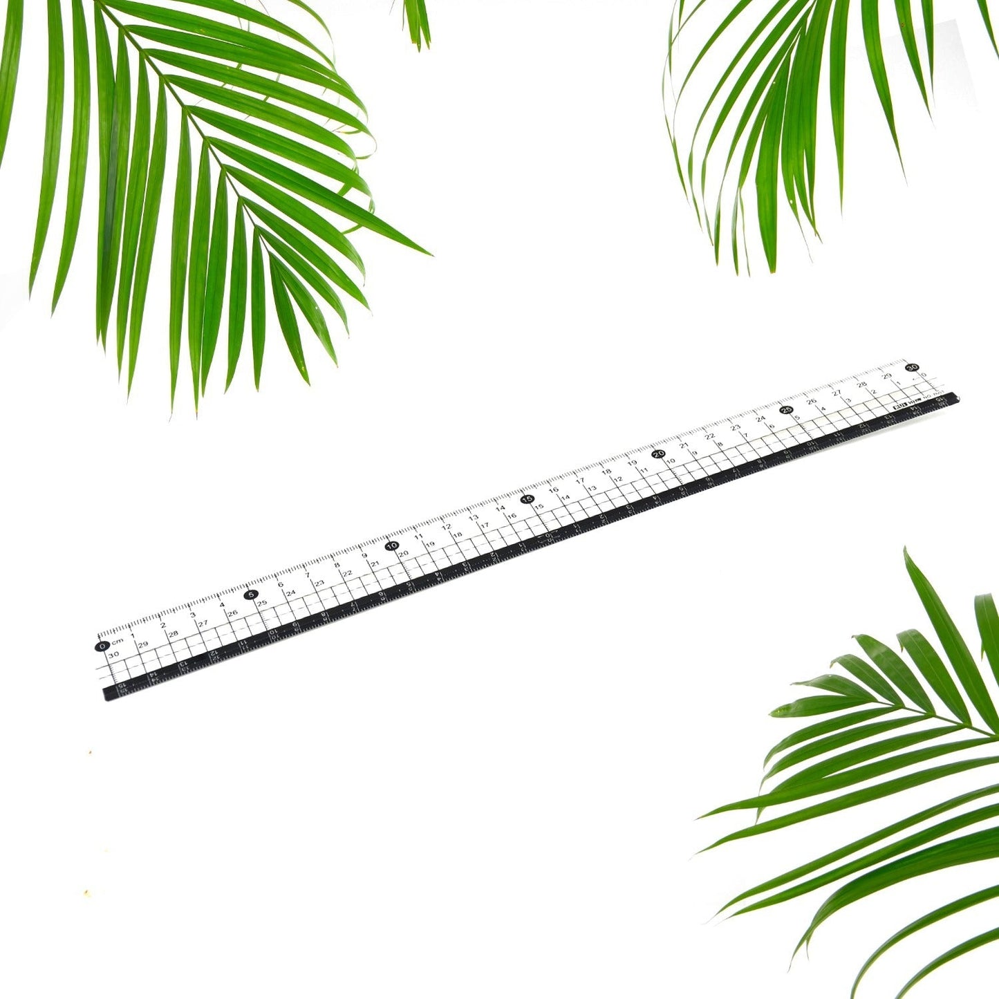 7922 TRANSPARENT RULER, PLASTIC RULERS, FOR SCHOOL CLASSROOM, HOME, OR OFFICE (30 Cm )