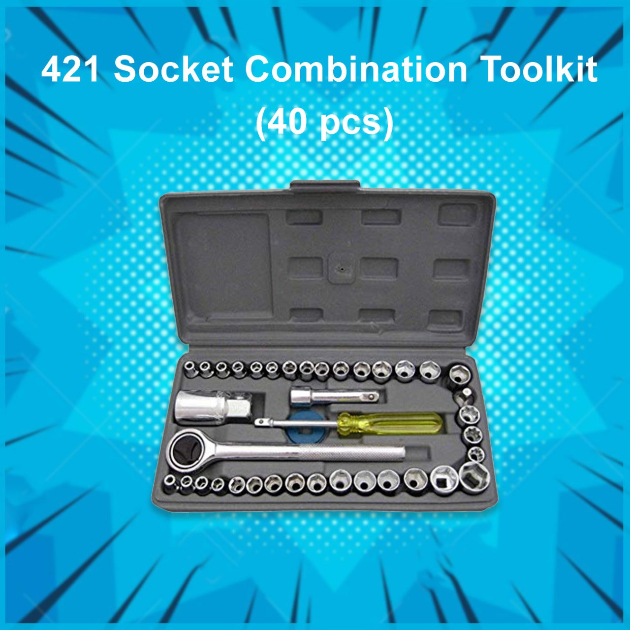 421 Socket Combination Toolkit (40 pcs) JK Trends
