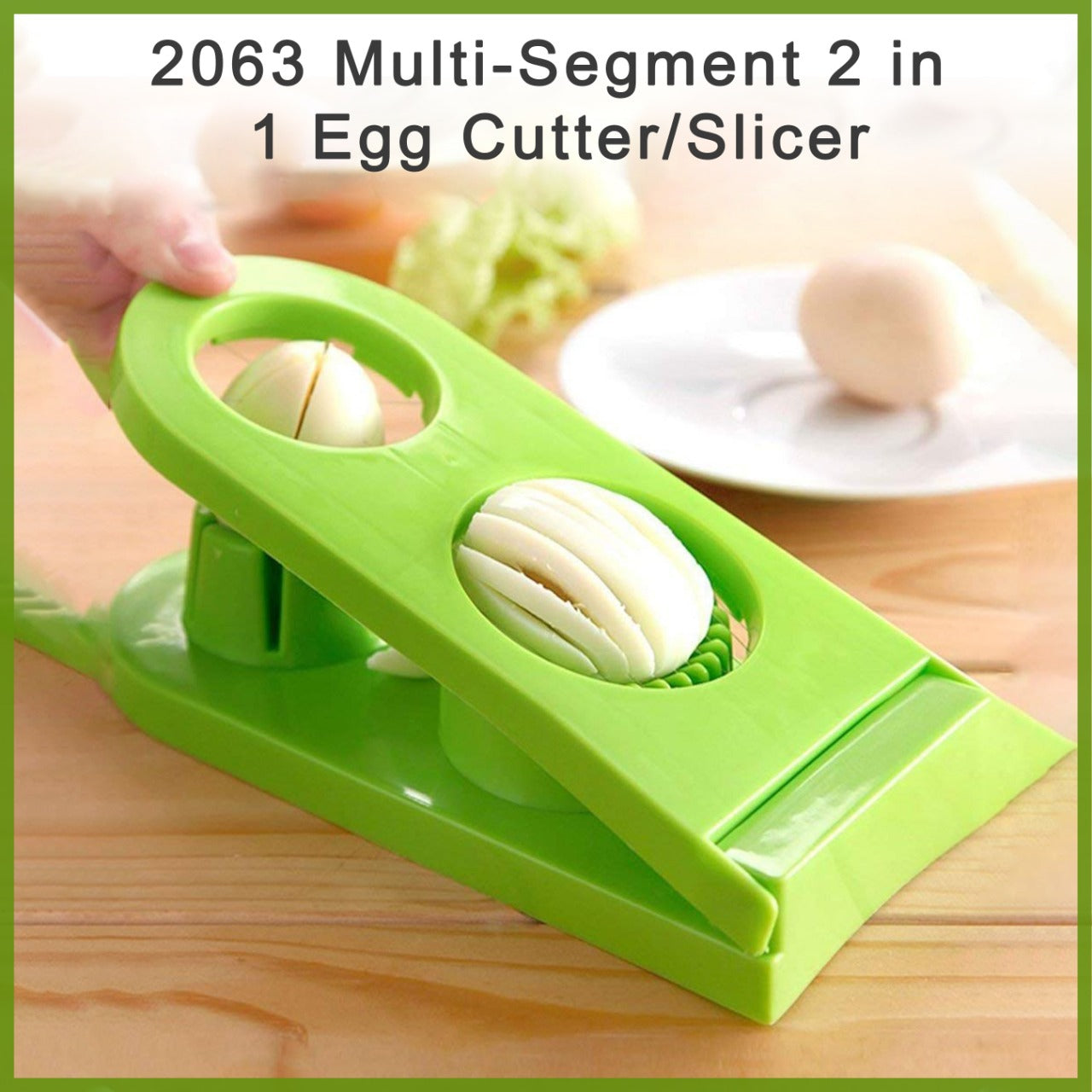 2063 Multi-Segment 2 in 1 Egg Cutter/Slicer JK Trends