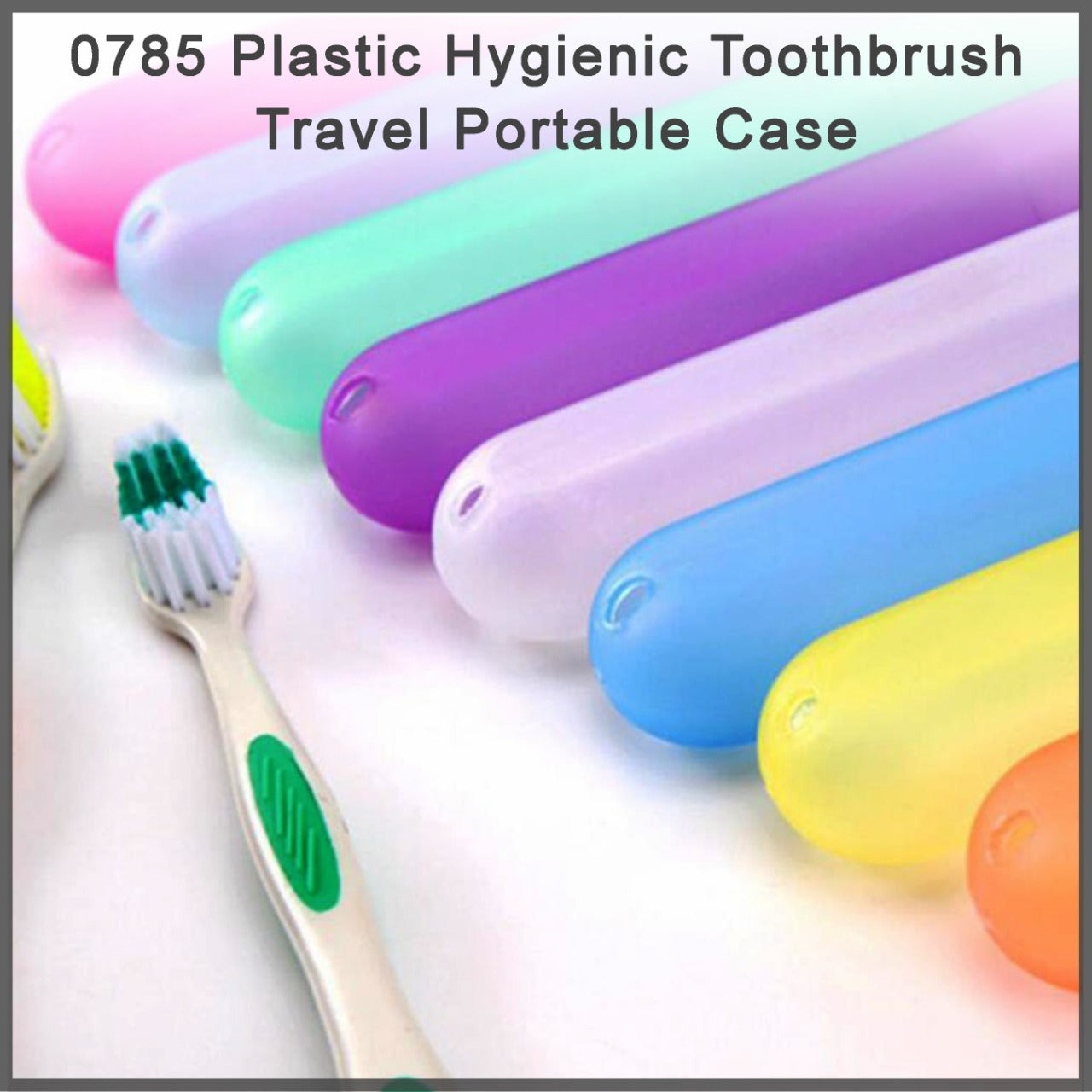0785 Plastic Hygienic Toothbrush Travel Portable Case JK Trends