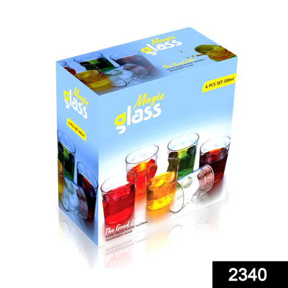 2340 Multi Purpose Unbreakable Drinking Glass (Set of 6 Pieces) (300ml) JK Trends
