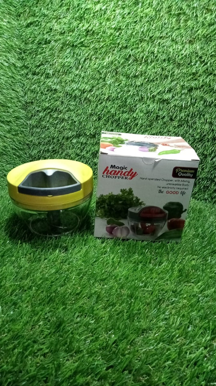 2913 Chopper with 3 Blades for Effortlessly Chopping Vegetables and Fruits for Your Kitchen DeoDap