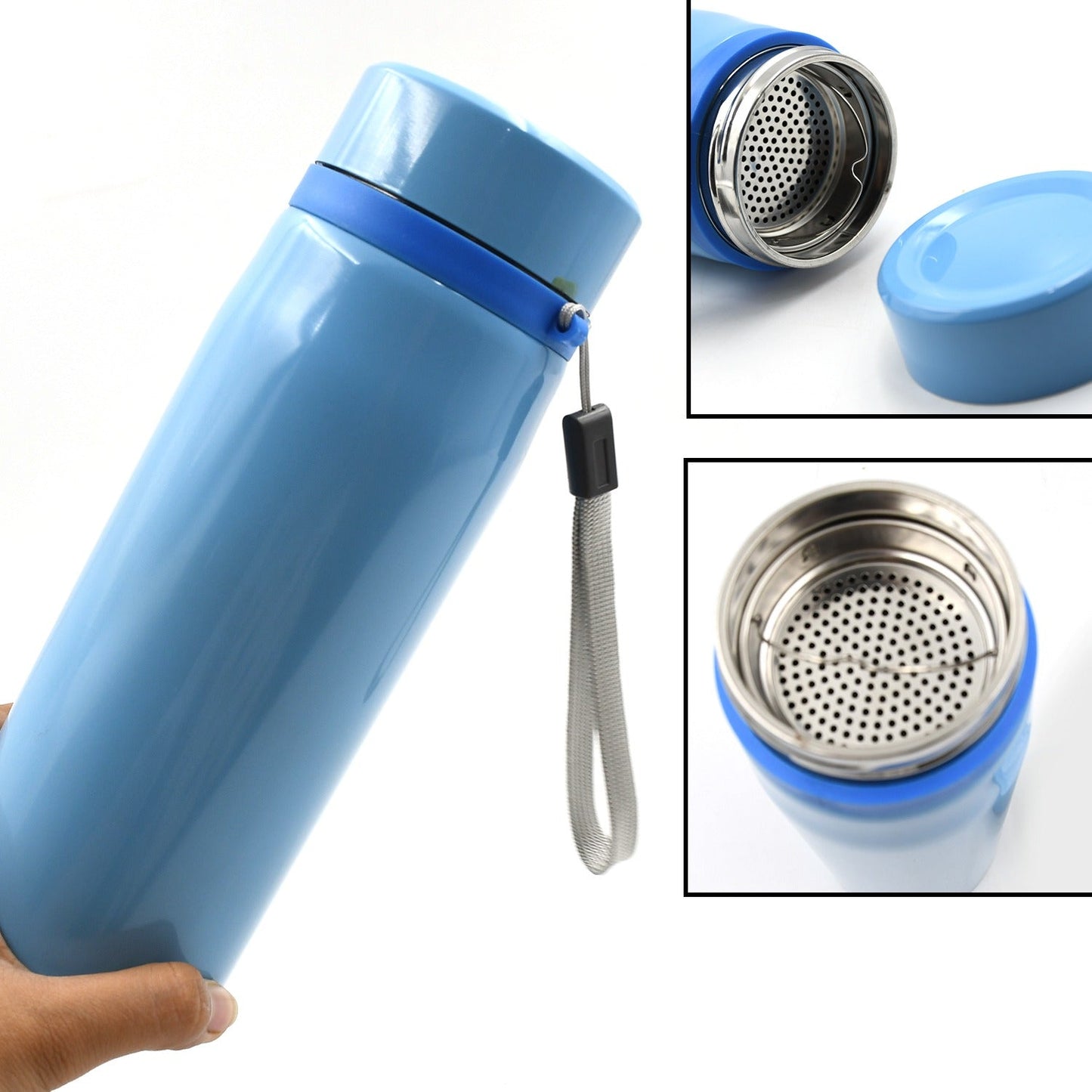 6975 500ml Vacuum Bottle, Double Wall Vacuum Mug, Stainless Steel water Bottle, Tea Cup for School, Office and Outdoors