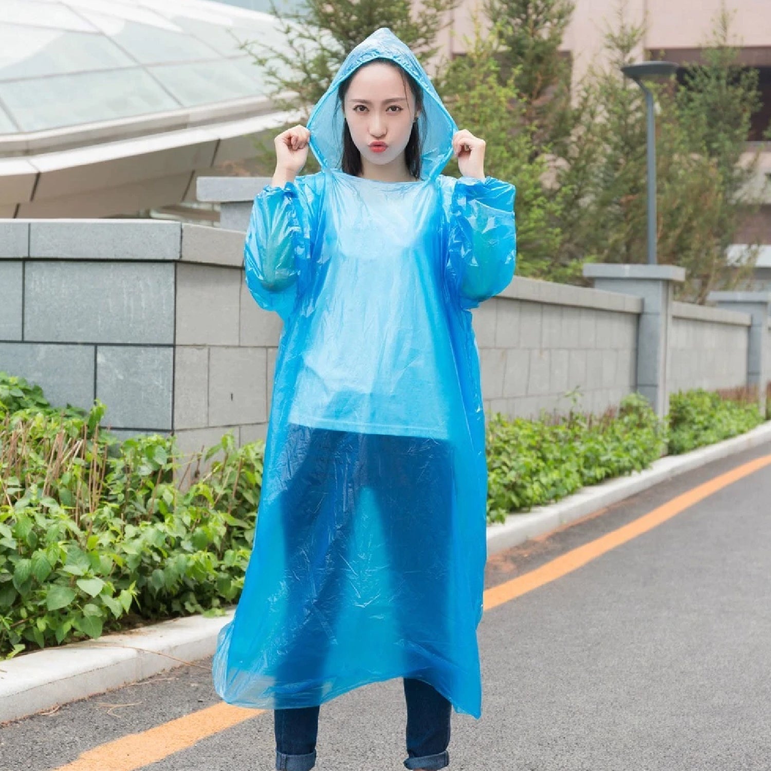 0242A Disposable Easy to Carry Raincoat DeoDap