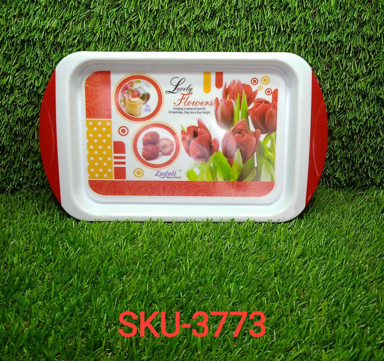 3773 Small Plastic Tray for Kitchen and General Purpose DeoDap