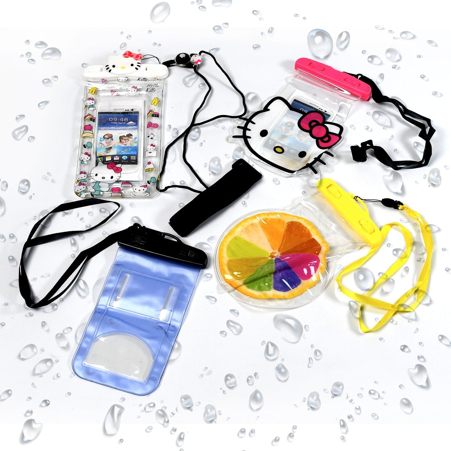 6387 Waterproof Pouch Zip Lock Mobile Cover Under Water Mobile Case For All Type Mobile Phones JK Trends
